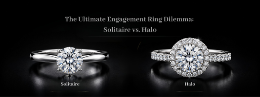 The Ultimate Engagement Ring Dilemma: Solitaire vs. Halo