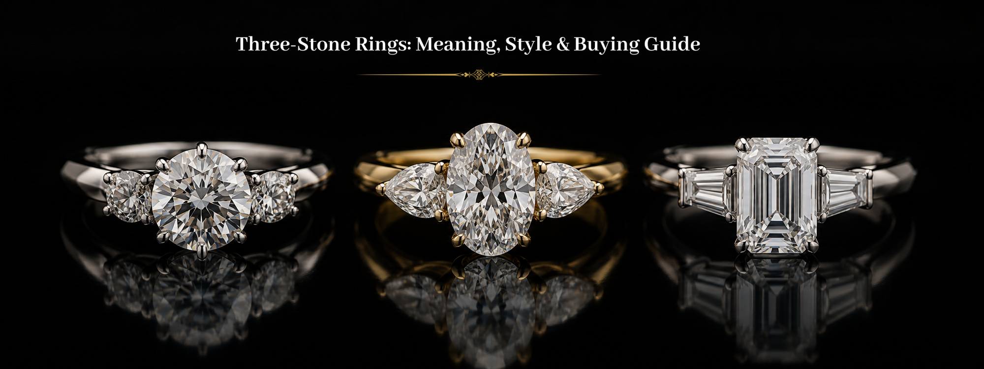 Three-Stone Rings: Meaning, Style & Buying Guide