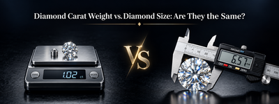 Diamond Carat Weight vs. Diamond Size: Are They the Same?