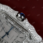 Moissanite Diamond Studded Hip Hop Iced Out Watch For Men Cartier Watch customdiamjewel