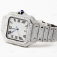 Cartier Santos Diamond Watch For Men customdiamjewel