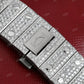 Moissanite Diamond Studded Hip Hop Iced Out Watch For Men Cartier Watch customdiamjewel