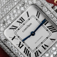 Moissanite Diamond Studded Hip Hop Iced Out Watch For Men Cartier Watch customdiamjewel