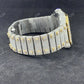 Fully Iced Out Moissanite Custom Cartier Watch customdiamjewel