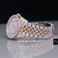 Hip Hop Natural Diamonds Two Tone Rolex Watches customdiamjewel