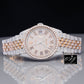 Hip Hop Natural Diamonds Two Tone Rolex Watches customdiamjewel