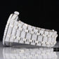 41mm Automatic Movement Iced Out Moissanite Diamond Watch customdiamjewel