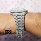 41mm Automatic Movement Iced Out Moissanite Diamond Watch customdiamjewel