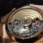 Rose Gold Tone Baguette Diamond Bezel Chrono Watch customdiamjewel