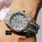 41mm Automatic Movement Iced Out Moissanite Diamond Watch customdiamjewel
