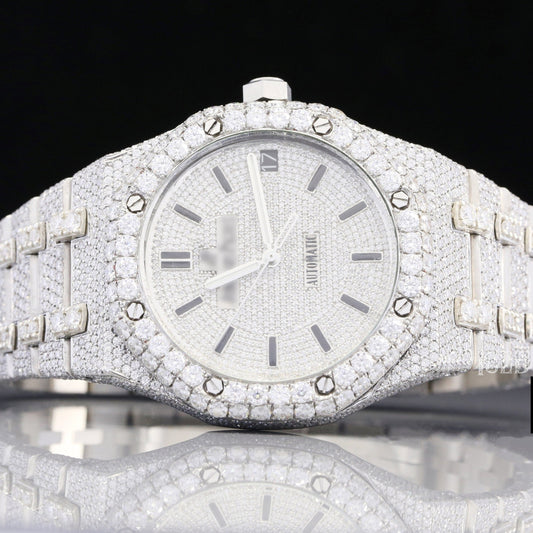 Fully Iced Out AP Modified Watch customdiamjewel