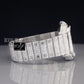 Cartier Santos Fully White Iced Out Moissanite Watch For Men's customdiamjewel