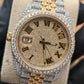 Fully Iced out Hip Hop style Certified DEF VVS Diamond Watch High Quality Hip Hop Quartz  Watch