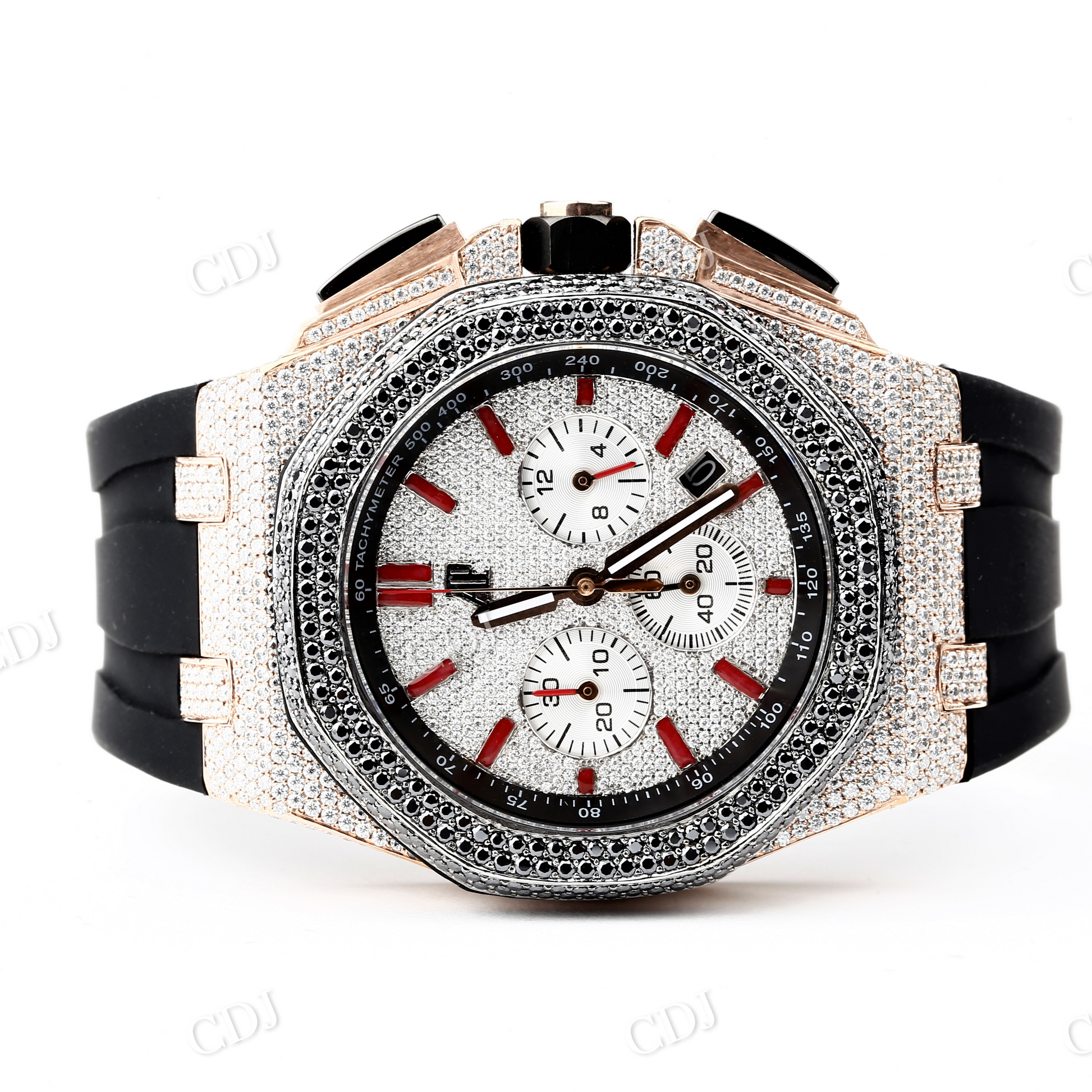 Moissanite Diamond AP Watch For Men customdiamjewel