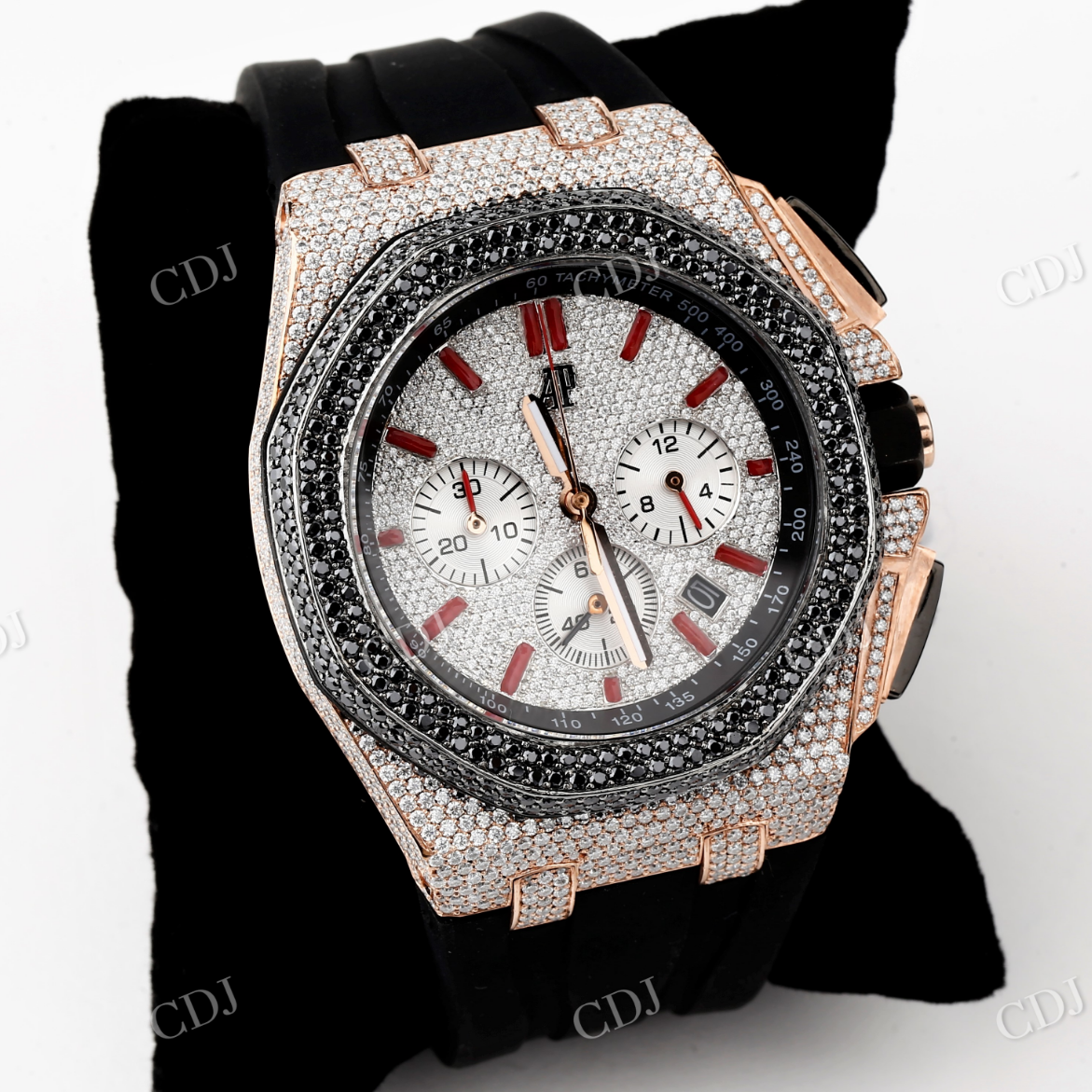 Moissanite Diamond AP Watch For Men customdiamjewel