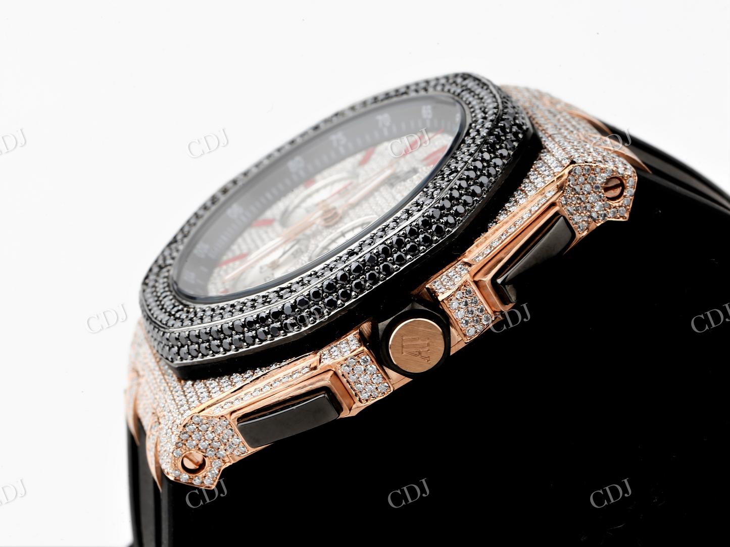 Moissanite Diamond AP Watch For Men customdiamjewel