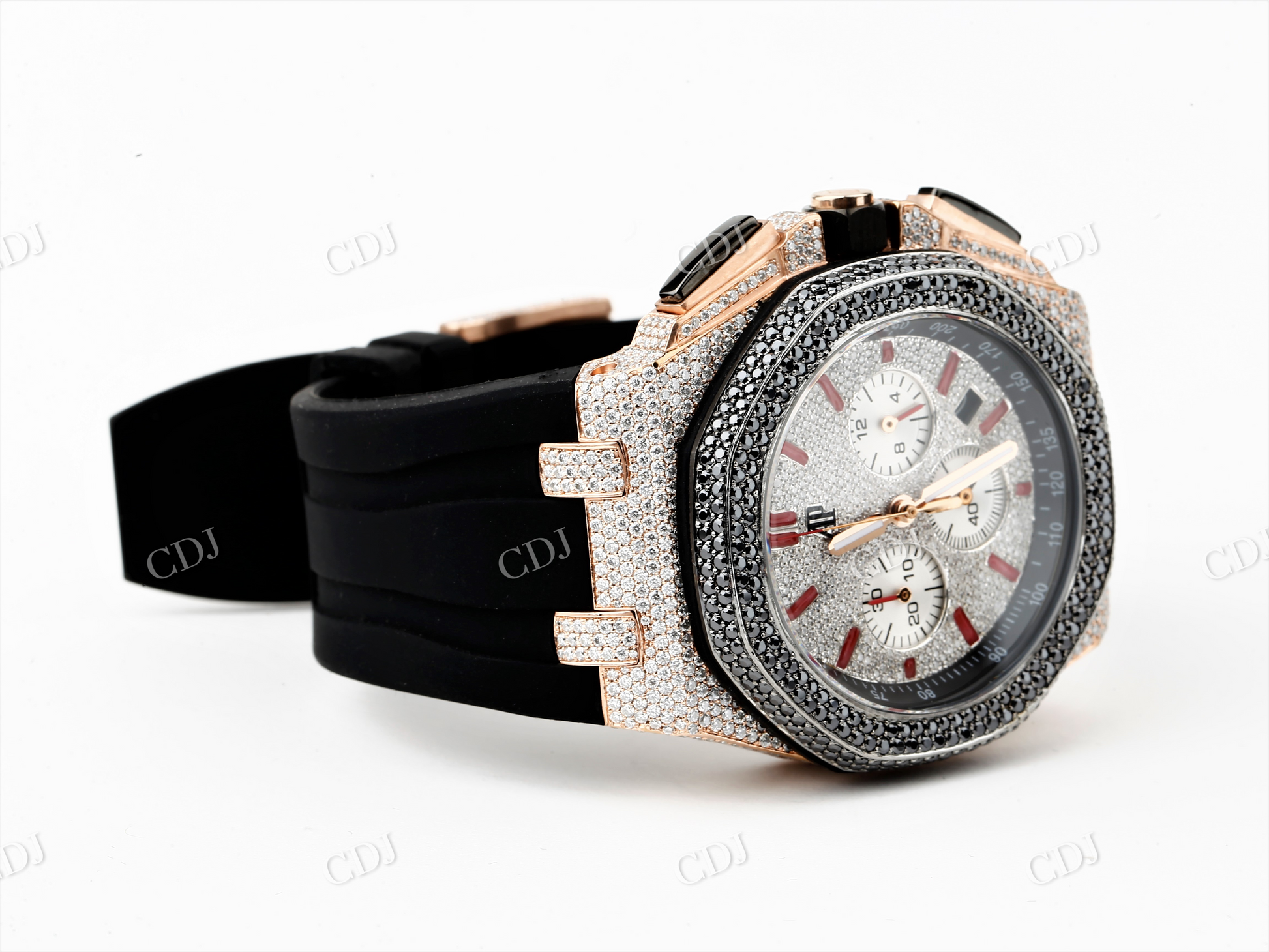Moissanite Diamond AP Watch For Men customdiamjewel