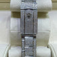 Rolex Oyster Full White Moissanite Rapper Style Watch customdiamjewel