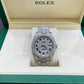 Rolex Oyster Full White Moissanite Rapper Style Watch customdiamjewel