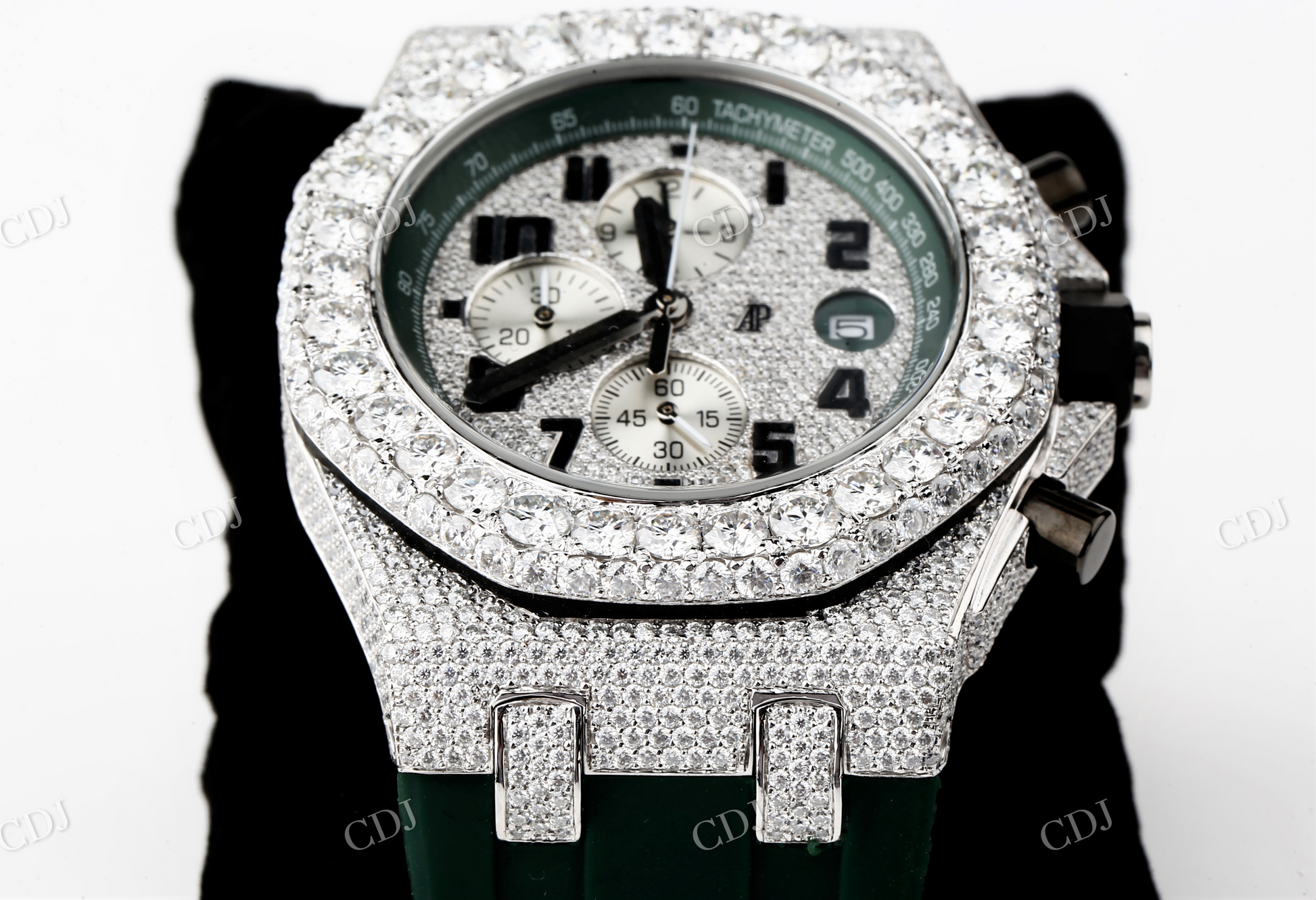 Customized AP Chrono Moissanite Watch customdiamjewel