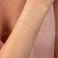 0.09CT natural Dimond Thin Chain Bracelet  customdiamjewel   