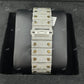 Fully Iced Out Moissanite Cartier Santos Watch For Men customdiamjewel