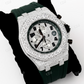 Customized AP Chrono Moissanite Watch customdiamjewel