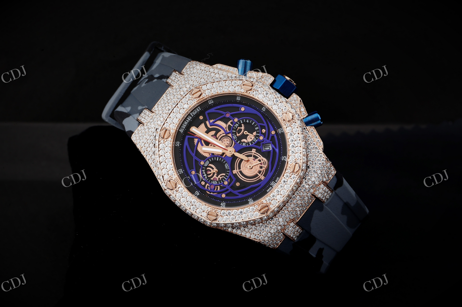 VVS Moissanite Diamond Audemars Piguet Watch customdiamjewel