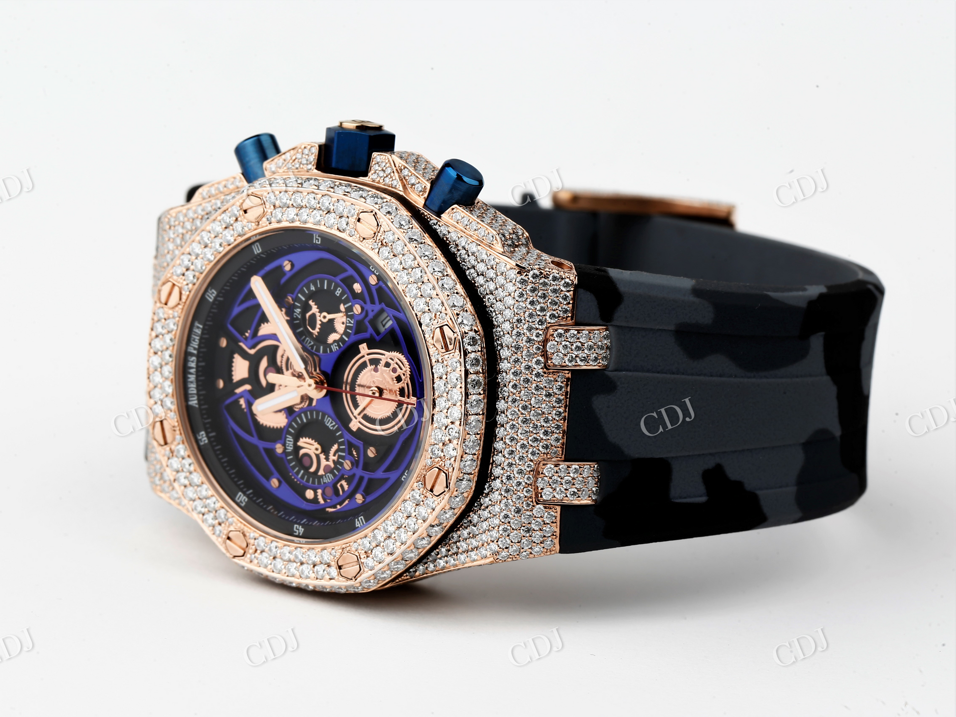 VVS Moissanite Diamond Audemars Piguet Watch customdiamjewel