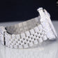 Luxury Iced Out Moissanite Diamond Datejust Rolex Watch customdiamjewel
