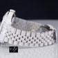 Luxury Iced Out Moissanite Diamond Datejust Rolex Watch customdiamjewel