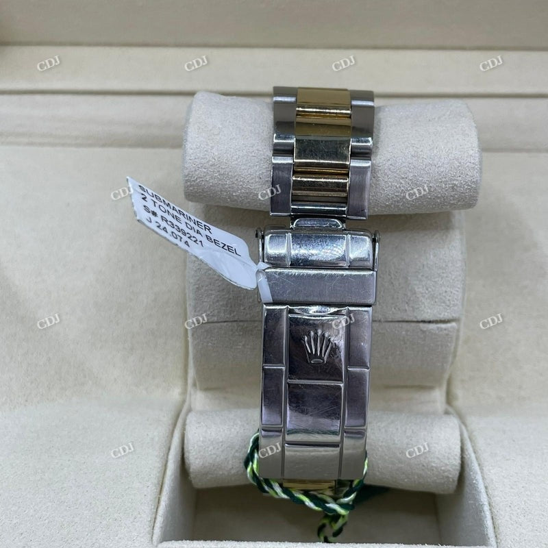 Blue Dial Rolex Oyster Belt Moissanite Watch customdiamjewel