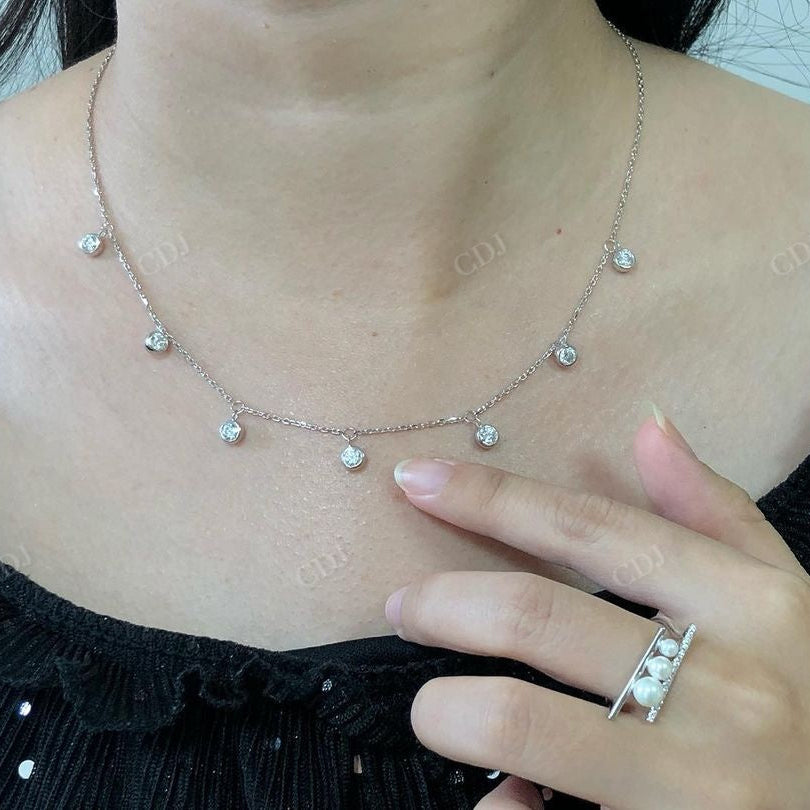 Elegant Lab Grown Diamond Gold Chain For Her