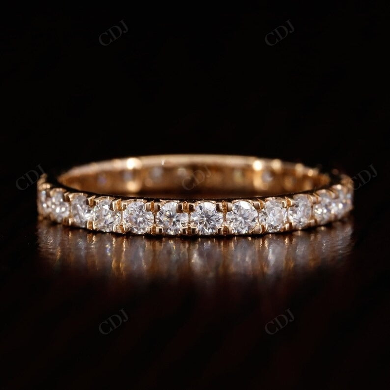 Full Eternity 0.6CTW Round Lab Grown Diamond Wedding Band  customdiamjewel   
