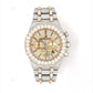 Yellow White AP Modified Moissanite Diamond Set Hip Hop Classic Boys Wrist Watch hip hop jewelry CustomDiamJewel