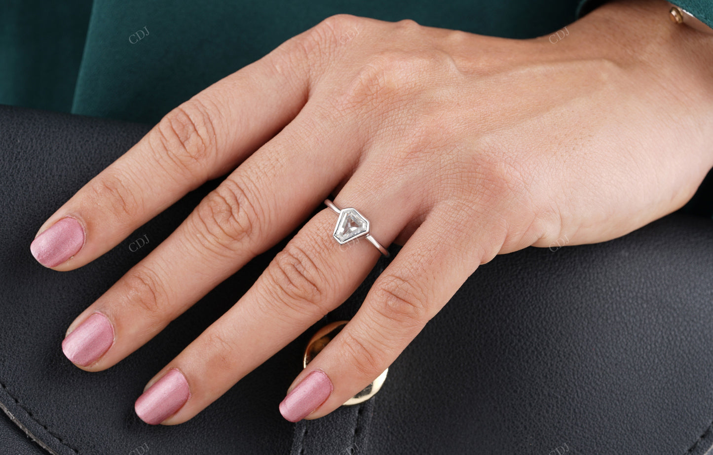 Trapezoid Lab-Grown Diamond Ring