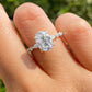 Oval Cut Lab Grown Diamond Engagement Ring
