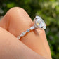 Oval Cut Lab Grown Diamond Engagement Ring