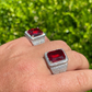 Hip Hop Men's Iced Out Big Diamond Ring  customdiamjewel   