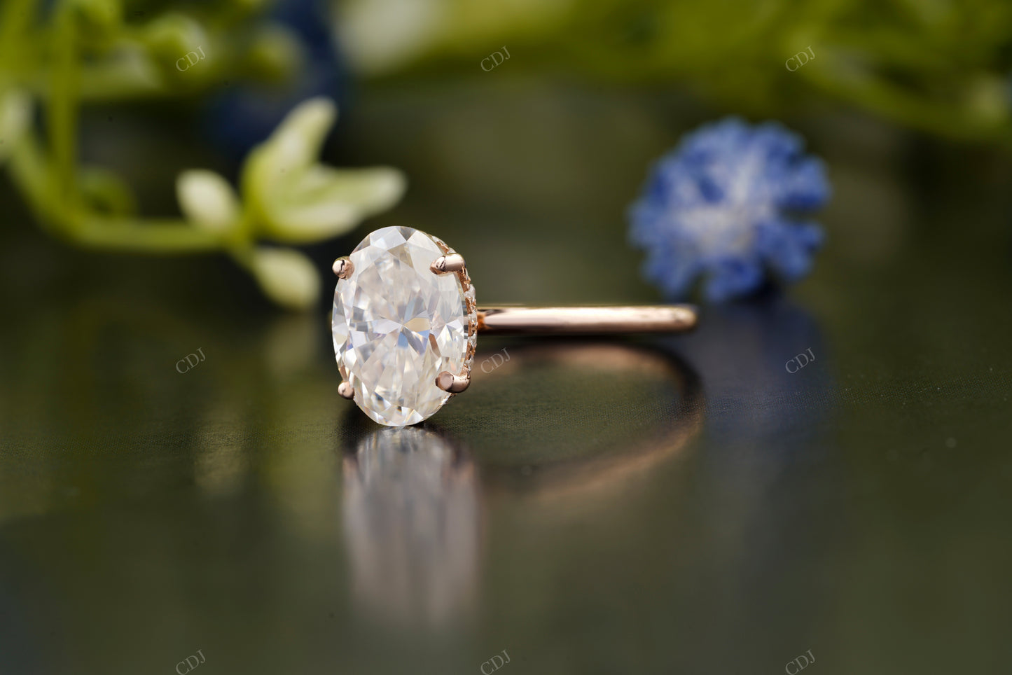 Lab-Grown Diamond Rose Gold Ring