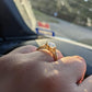 Art Deco Lab Grown Diamond Round Cut Ring