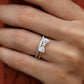 0.35CT Round Cut Natural Diamond Bow Tie Wedding Band  customdiamjewel   