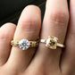 Art Deco Lab Grown Diamond Round Cut Ring