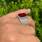 Hip Hop Men's Iced Out Big Diamond Ring  customdiamjewel   
