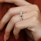 0.35CT Round Cut Natural Diamond Bow Tie Wedding Band  customdiamjewel   