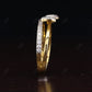 0.35CT Round Cut Natural Diamond Bow Tie Wedding Band  customdiamjewel   