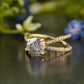 Lab-Grown Diamond Double Row Ring