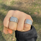 Men's Nugget Solitaire Diamond Ring  customdiamjewel   
