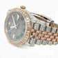 Two Tone Rolex Jubilee Custom Moissanite Watch customdiamjewel