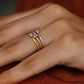 0.17CT Round Cut Natural Diamond Minimalist Wedding Band  customdiamjewel   